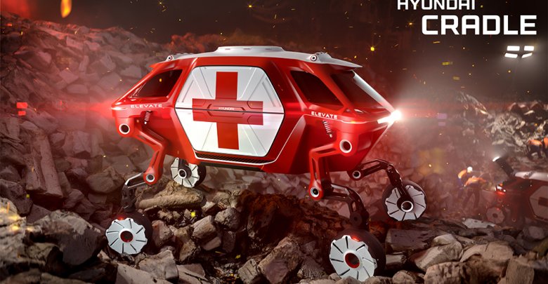Hyundai presenta el auto-robot capaz de ayudar en un desastre natural