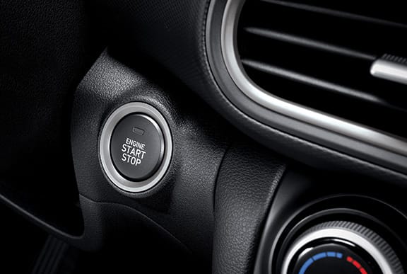 Hyundai Kona Llave inteligente con botón de arranque.