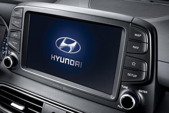 Hyundai Kona Pantalla multimedia de 8 pulgadas con Apple CarPlay y Android Auto